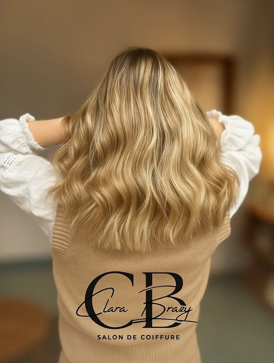 Balayage blond réalisé par Clara Brazy, coiffeuse à Malo-les-Bains, Dunkerque